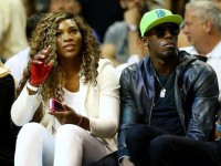 Usain Bolt, Serena Williams Take Selfie Courtside Heats Vs Spurs Game