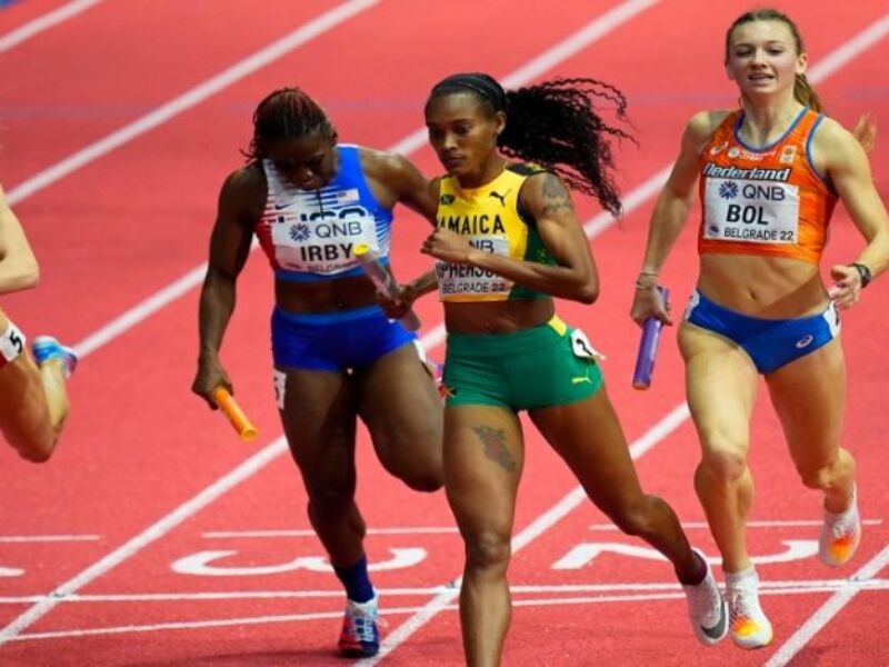 Jamaica Secures Gold Medal In The 4x400m Relay At The World Athletics Indoor Championships (VIDEO)