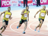 Jamaica dominate the mens 200m finals at the Commonwealth Games