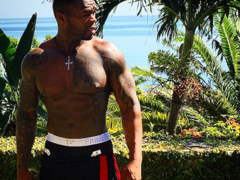 Rapper 50 Cent living it up in MoBay