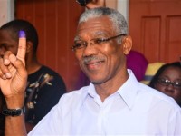 Guyana swears in new president who ended foes’ 23-year rule