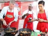 NYC Mayor brings his ‘swagger’ to the Grace Jamaican Jerk Festival