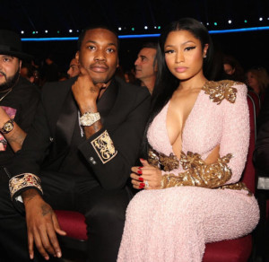 Nicki-Minaj-Meek-Mill-at-AMAs