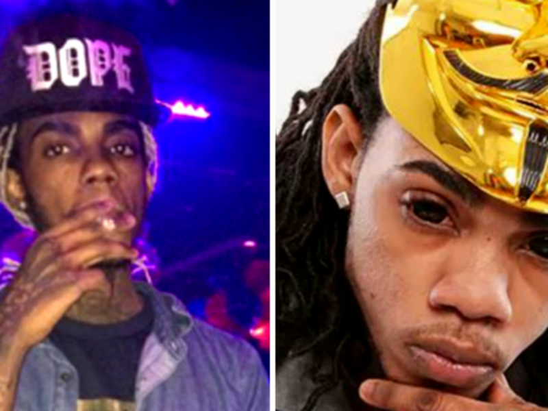 Alkaline Throws Back Bottle At Patron