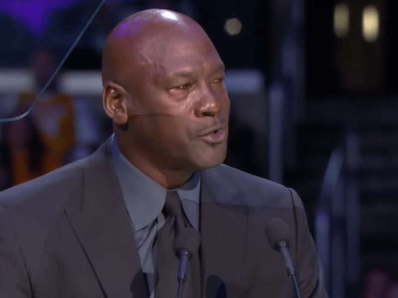 Michael Jordan Delivers Touching Tribute To Kobe Bryant During Memorial (VIDEO)