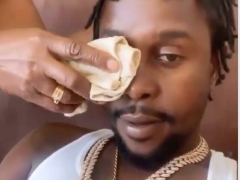 Popcaan’s Eye Needs Treatment after Injury – Video