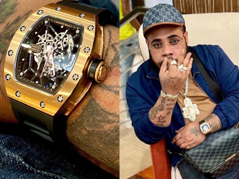 Dancehall Artist Squash Exposed For Fake US$570K Richard Mille Watch