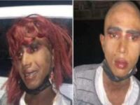 Male Murder Suspect Dressed as Female in Guyana