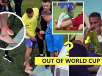Neymar Injured during Brazil’s World Cup Opening Match