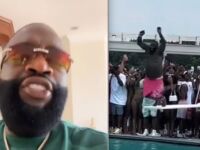 Rick Ross Reveals He’s “Not Ok” after Injuring Knee in Failed Pool Dive – Watch Video