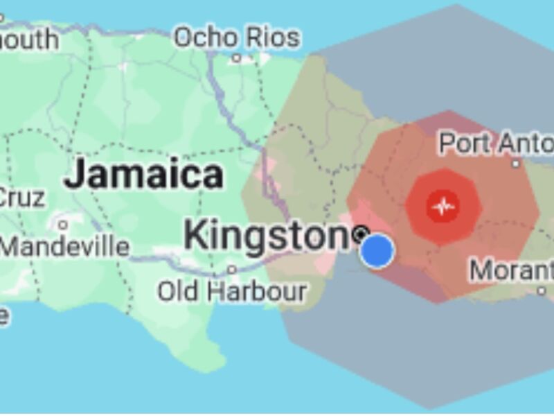 Earthquake Rocks Sections of Jamaica Again – Three Times In 3 Months