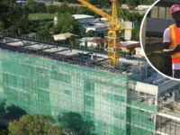 ‘A Bird’s-Eye View’ of Usain Bolt’s Currently Under Construction Building, Expected to be Call Centre – Watch Video