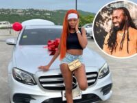 Mavado’s Daughter, Daniela Brooks Shows Us New Benz She Received from her Daddy