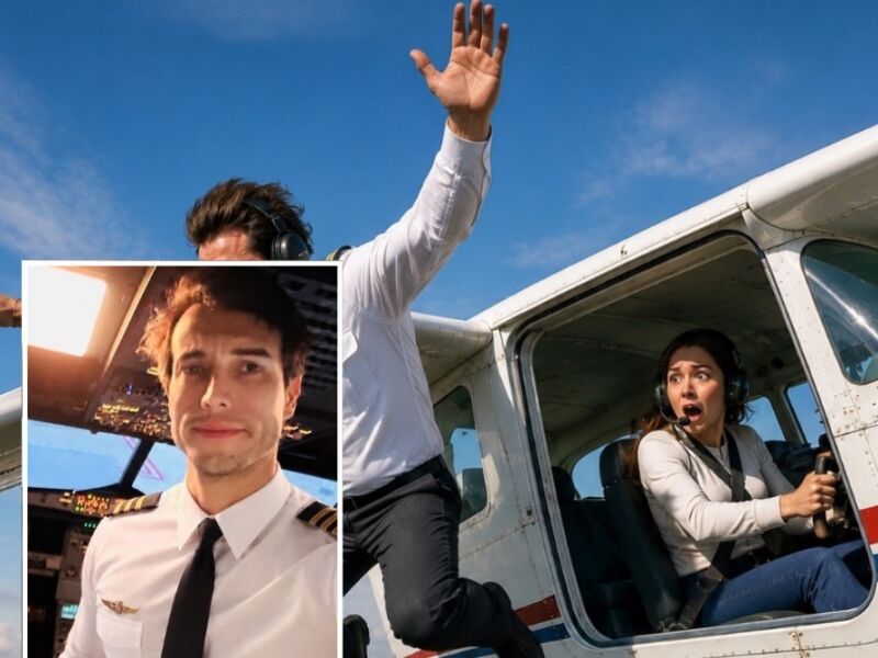 Pilot Opens Plane Door Mid-Flight and Jumps to his Death, Student Lands Aircraft